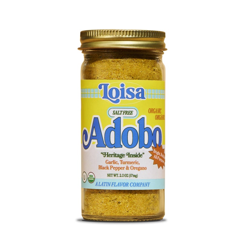 Loisa SALT-FREE Adobo Seasoning, USDA Organic, Non-GMO, No-MSG, No Preservatives, No Artificial Coloring, No Artificial Flavors, Pure Latin Flavor, 2 oz, Pack of 1 - Image 1